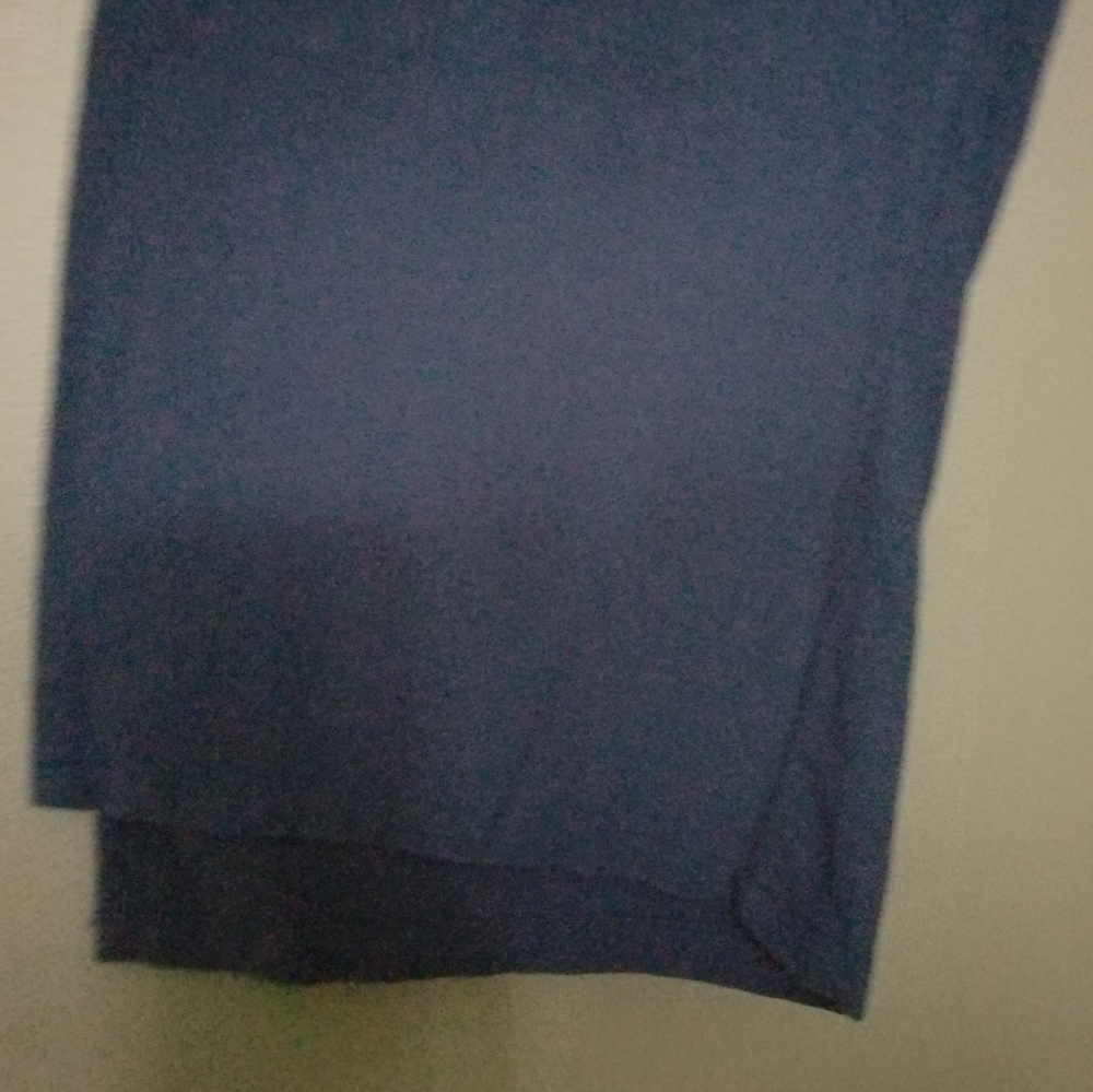 Side Split Summer Pants M Blue - image 2